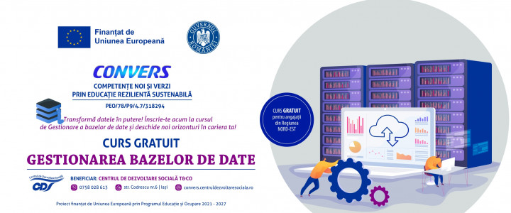 Curs GRATUIT Gestionarea Bazelor de Date! 